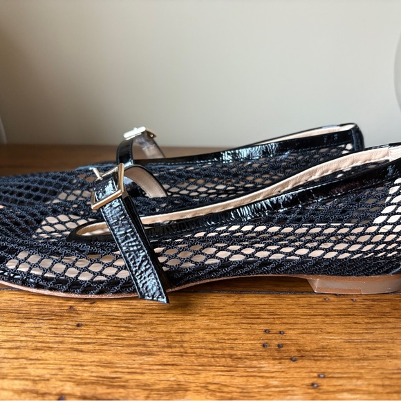 Sesto Meucci Black Mesh Flats with Elegant Design - Picture 4 of 6